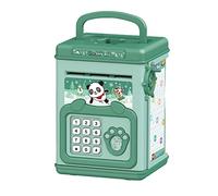 harayaa Tirelire pour Enfants, Tirelire Numérique à Défilement Automatique, Tirelire électronique à de Passe, Vert