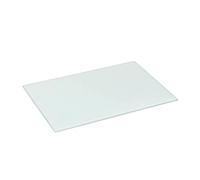 Harbour Housewares Planche à découper en verre - 30 x 20 cm - Blanc - Petits sets de table, tapis de découpe, économiseur de plan de travail pour la cuisine, la pâtisserie, la préparation des légumes