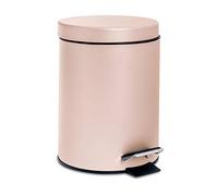 Harbour Housewares Port Housewares 3 litres de Bain Poubelle à pédale avec Seau intérieur - Matte Rose