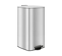 Harbour Housewares Poubelle à Pédale Carrée Inox 30 L Brossée