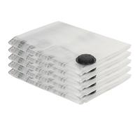 Harbour Housewares Sacs de Rangement Sous Vide - Extra-Large (90 x 120cm) - Noir - 5x Robuste Réutilisable Plastique Vêtements Duvet Voyage Mobile Emballage Succion Économiseur d'Espace