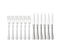 Hardanger Bestikk Couverts à steak Carina 12 Pièces Acier inoxydable