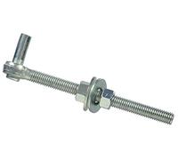 Hardware Essentials 852536 Crochet pour boulon de porte Blanc 3/4" x 10"
