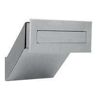 Hardware Store Boîte aux lettres encastrable 100% acier inoxydable V2A - Argenté, Gris Anthracite Mat