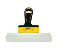 HARDY Couteau à enduire - Spatule de Plâtrier - Manche Bi-matière - Acier Inoxydable -Travail Précis - Pour Finition Des Surfaces - Usage Professionnel Et Amateur - Taille Fonctionnelle 30 cm