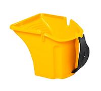 HARDY WORKING TOOLS A0146-329901 Seau de peinture avec 5 inserts transparents, gobelet de peinture de 2 l, poignée réglable, seau en plastique, seau de chantier, avec rainures spéciales, jaune