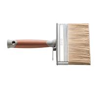 HARDY WORKING TOOLS Pinceau en Soie pour vitrifier ou vernir, Pinceau lasure Taille 100mm x 30mm, Vernis Hauteur des Poils 55mm, Large Peinture, peiceaux,Série 90, A0245-905510