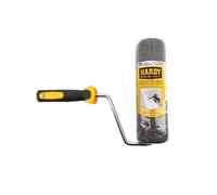 HARDY WORKING TOOLS Rouleau pour Mastic 25 cm avec Manche - Spatule à Rouler pour Enduit - Outil de Peinture Murale - pour Appliquer du Mastic et de l'Enduit au Rouleau