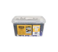 Hardy Working Tools - Système de nivellement pour carrelage 150 pièces, 1 mm - Kit de pose comprenant 50 cales et 100 clips