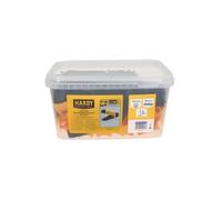 Hardy Working Tools - Système de nivellement pour carrelage 150 pièces, 3 mm - Kit de pose comprenant 50 cales et 100 clips