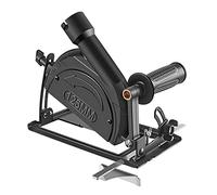 Harilla Angle Cutting Bracket Socle Ajustable pour Meuleuse Angle avec Fixation Métallique et Plastique Fonction Profondeur Réglable Adapté pour Atelier, avec sac à poussière