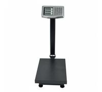Harilla Balance Numérique Portable Balance Commerciale Pliable Balance Électronique Balance de Comptoir en Matériaux Résistants, Boutons En Acier, Écran LCD, 150 Kg, 30x40 Cm