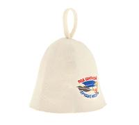 Harilla Chapeau Sauna Laine Feutrée Casque Protéger Tête Casquette Bain Absorbant Humidité Respirant Convient Spa Hammam Usage Domestique, Modèle