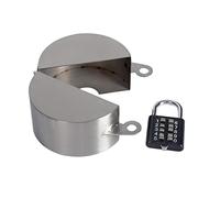 Harilla Couvercle de Robinet Extérieur Universel Amovible avec Verrou de Portail pour Jardin Extérieur