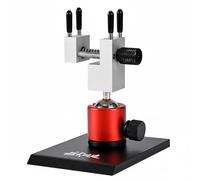 Harilla Étau de Modélisme de Précision Mini Étau Orientable Pince Universelle de Banc Serre-joint de Précision Base Stable en Métal Rotation Multi-angles pour