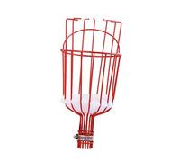 Harilla Fruitier Cueille Fruits Panier ur Accessoire de Cueillette Outil Amovible Doux en Fer pour Délicate Usage à la Maison Jardin Verger, Rouge