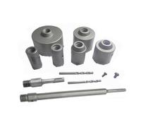 Harilla Kit de Trou Béton Foret Extension Alliage Manche pour Mur Convient à Installation Câble Perçage Cloisons Épaisses Rénovation Habitat Usage Professionn, Arbre à poignée ronde