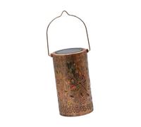 Harilla Lampe Solaire décorative d'extérieur Moderne pour clôture, terrasse ou Jardin. Lanterne Suspendue pour Balustrade, Jardin ou terrasse, Style E