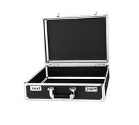 Harilla Mallette En Alliage D'Aluminium Valise Solide avec Serrure Poignée Transport Pratique Coque Dure Adaptée Aux Hommes Organisateur Objets Valeur Bureau, Xl