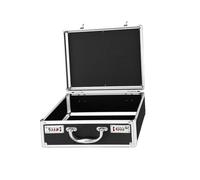 Harilla Mallette En Alliage D'Aluminium Valise Solide avec Serrure Poignée Transport Pratique Coque Dure Adaptée Aux Hommes Organisateur Objets Valeur Bureau, M