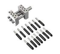 Harilla Mini Étau de Table Miniature Étau Universel Compact Outil de Travail Réglable En Alliage D'Aluminium à Fines Rainures Adapté à La Fabrication de Modèl