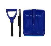 Harilla Pelle à Neige Aluminium Robuste Grattoir pour Pare-brise Voiture Pelle à Main Portable Manche Ergonomique Outil de Déneigement Amovible Adapté pour Al, Bleu