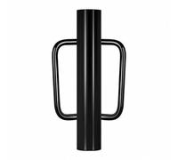 Harilla Pilon pour Poteau de Clôture en Acier Galvanisé avec Poignées Soudées Outil d'Installation Cylindrique Conception Robuste pour Enfoncer les Poteaux, Noir, size to 10