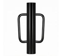 Harilla Pilon pour Poteau de Clôture en Acier Galvanisé avec Poignées Soudées Outil d'Installation Cylindrique Conception Robuste pour Enfoncer les Poteaux, Noir, size to 5
