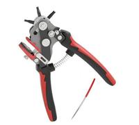 Harilla Pince Perforatrice à Tête Rotative Multi-Matéria Poinçon Circulaire Manuel Rotatif Perforatrice En Acier à Ressort pr Bricoleurs