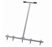 Harilla Plantoir à Oignons Manual Planteur Outil de Jardin trou Transplantoir Fabrication en Acier Tête à Barres Droites Meilleure Maîtrise Manuelle Adapté, 5 Dents, Amovible