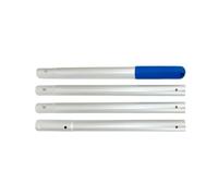 Harilla Pôle de Piscine Ensemble avec Pôle de Nettoyage Télescopique Barre de Skimmer Manche de Piscine en Aluminium Extension Ajustable Fonction Antidérapant, 4 Sections 140 cm