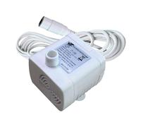 Harilla Pompe Submersible Silencieuse pour Fontaine Moteur d'eau Remplaçable Accessoire Aquarium Utilisation Matériau PP Adaptée pour Aquarium Fontaines, Blanc 12V