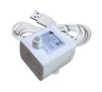Harilla Pompe Submersible Silencieuse pour Fontaine Moteur d'eau Remplaçable Accessoire Aquarium Utilisation Matériau PP Adaptée pour Aquarium Fontaines, Blanc 5V