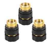 Harilla Raccord de Tuyau Jonction Adaptateur Coupleur Connecteur Rapide en Alliage d'Aluminium Prise Moletée pour Manipulation Aisée Filetage 3/4 Pouces