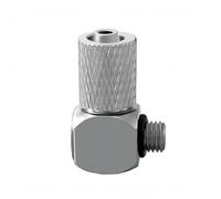 Harilla Raccord Pneumatique Connecteur Coudé Micro Raccord Fileté Embout Rapide Corps Hexagonal Profil Réduit Conception Angle Droit pour Dérivation de Tuyaux, PL4-M6