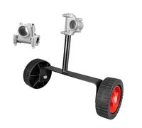 Harilla Roue de Support pour Tondeuse à Gazon Monture Adaptable Fixation Solide Hauteur Ajustable Matière Résistante Fonction Polyvalente Installation Simple, 28mm de diamètre