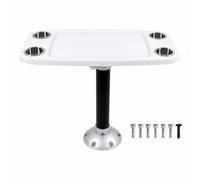Harilla Table Carrée Bateau Porte-Gobels Imperméable Table Bateau Plateau Amovible Polyvalent pr,
