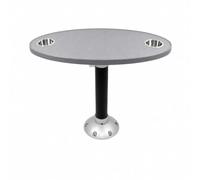 Harilla Table Ovale Bateau Léger Table Plateau Amovible Moderne pr,