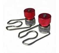Harilla Visière de Soudage Munie de Boucle Casque Rotative Élément de Fixation Robuste Structure Centrale Vissée Base Claire et Définie Adaptée à la Sécurité, Rouge, Roulement Intégré