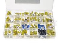 Harissess Kit de Coffret de Condensateurs en Film Polyester, 240 Pièces, Assortiment de 24 Valeurs de Condensateurs Polyester Métallisé de 1nF à 1uF, 63 Volts à 100 Volts Condensateur de Correction
