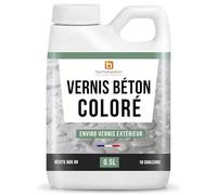 Harmony Béton - Enviro Vernis Coloré - Hydrofuge Teinté et Finition Décorative pour Béton Extérieur - 500 mL - Marron clair - beton harmony