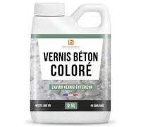 Harmony Béton - Enviro Vernis Coloré - Hydrofuge Teinté et Finition Décorative pour Béton Extérieur - 500 mL - Marron foncé - beton harmony
