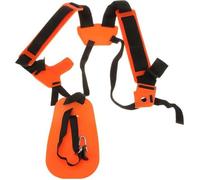 Harnais à Double Sangle - Universel - Épaules Rembourrées - Nylon - Orange et Noir