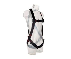 Harnais antichute 3M PROTECTA - anneau d'antichute dorsal, zone de réglage aux jambes, fermetures standard, dépôt d'extrémité de sangle, protège-étiquette avec champ d'inscription, ferrures revêtues d