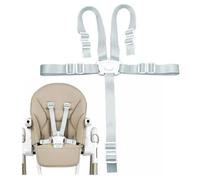 Harnais Chaise Haute,Sangle Chaise Haute Bebe,Harnais 5 Points pour Poussette,Ajustable Ceinture de Sécurité pour Poussette