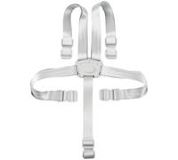 Harnais Chaise Haute Universel 5 Points, Sangles de Sécurité Réglables pour Chaise Haute, Poussette, Landau et Siège Auto, Système de Retenue Transformable 3 Points ou 5 Points
