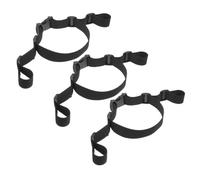 Harnais pour Chaise Haute Bébé Réglable, Lot de 3 Pièces | Réutilisable, Ajustement Simple, Polyester Noir, Usage Sécurité pour Chaise Haute et Chariot, Conception Pratique