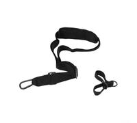 Harnais réglable en nylon pour débroussailleuse 86,4 cm (noir) | Crochet en alliage robuste, épaules rembourrées, réduit la fatigue du dos, nylon, facile à installer