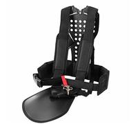 Harnais universel pour débroussailleuse et coupe-bordure réglable noir - épaules rembourrées