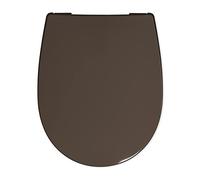 HARO 530965 Passat C0202Y Abattant WC avec abattant SoftClose et charnière excentrique en acier inoxydable Marron Bali